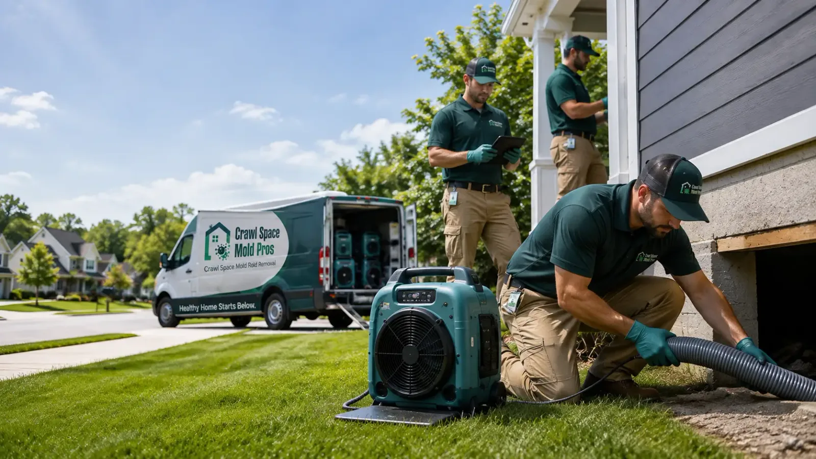 Crawl Space Mold Removal in Twin Lakes, MN